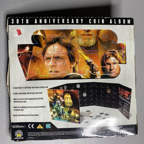 STAR WARS 30th Anniversary Coin Album w/ Darth Vader Exclusive Collectors Coin - Picture 2 of 10